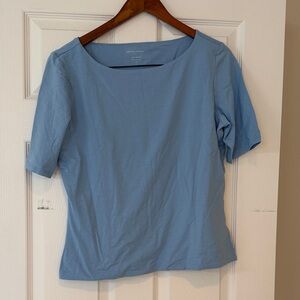 Banana Republic Sky Blue Short Sleeve Tee